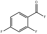 Benzoyl fluoride, 2,4-difluoro- (9CI) 结构式