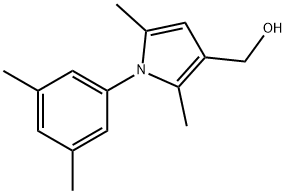 1-(3,5-DIMETHYLPHENYL)-2,5-DIMETHYL-1H-PYRROLE-3-METHANOL 结构式