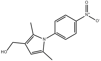 1H-PYRROLE-3-METHANOL, 2,5-DIMETHYL-1-(4-NITROPHENYL)- 结构式