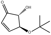 2-Cyclopenten-1-one,4-(1,1-dimethylethoxy)-5-hydroxy-,(4S,5R)-(9CI) 结构式