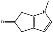 Cyclopenta[b]pyrrol-5(1H)-one, 4,6-dihydro-1-methyl- (9CI) 结构式