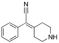 2-苯基-2-(哌啶-4-基亚甲基)乙腈 结构式