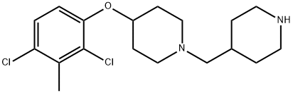 4-(2,4-Dichloro-3-Methylphenoxy)-1-piperidin-4-ylMethyl-piperidine 结构式