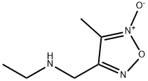 1,2,5-Oxadiazole-3-methanamine, N-ethyl-4-methyl-, 5-oxide (9CI) 结构式