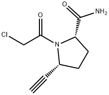 2-Pyrrolidinecarboxamide, 1-(chloroacetyl)-5-ethynyl-, (2S,5R)- (9CI) 结构式