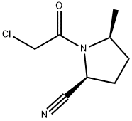 2-Pyrrolidinecarbonitrile, 1-(chloroacetyl)-5-methyl-, (2S,5S)- (9CI) 结构式