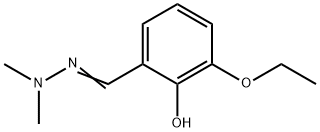 Benzaldehyde, 3-ethoxy-2-hydroxy-, dimethylhydrazone (9CI) 结构式