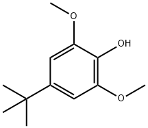 4-叔丁基-2,6-二甲氧基苯酚 结构式