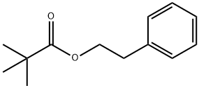 2,2-二甲基丙酸-2-苯基乙酯 结构式