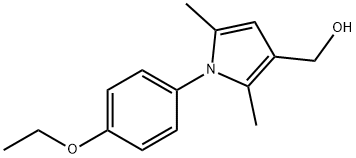 1-(4-ETHOXYPHENYL)-2,5-DIMETHYL-1H-PYRROLE-3-METHANOL 结构式