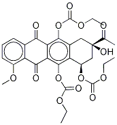 6,10,11-Triethylcarbonate DaunoMycinone 结构式