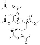 N-乙酰基-2-氯-2-脱氧神经氨酸甲酯4,7,8,9-四乙酸酯 结构式