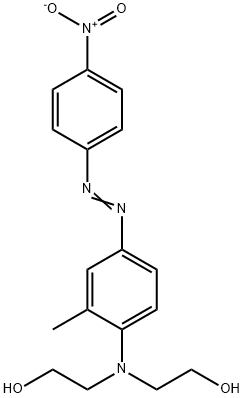 2,2'-[[2-methyl-4-[(4-nitrophenyl)azo]phenyl]imino]bisethanol 结构式