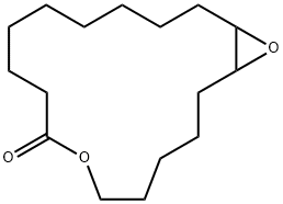 7,18-dioxabicyclo[15.1.0]octadecan-8-one 结构式