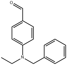 N-乙基-N-苄基-4-氨基苯甲醛 结构式