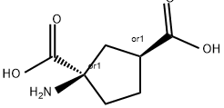 trans-(±)-ACPD monohydrate 结构式