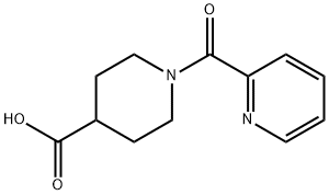 1-(吡啶-2-羰基)哌啶-4-羧酸 结构式