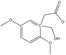 Benzenemethanol, 2,5-dimethoxy-, 1-acetate 结构式