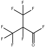 PERFLUORO(2-METHYLPROPANOYL)FLUORIDE 结构式