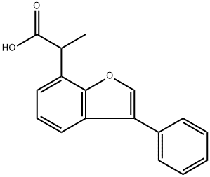 呋喃洛芬 结构式