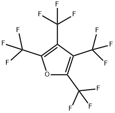 2,3,4,5-Tetra(trifluoromethyl)furane 结构式