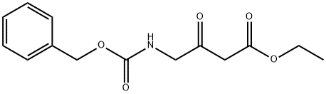 ETHYL 4-(BENZYLOXYCARBONYLAMINO)-3-OXOBUTANOATE 结构式