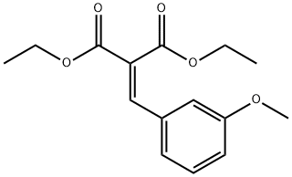 3-Methoxybenzylidenemalonic acid diethyl ester 结构式