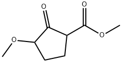 METHYL 3-METHOXY-2-OXO-1-CYCLOPENTANECARBOXYLATE 结构式