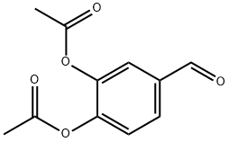 3,4-二乙酰氧基苯甲醛 结构式
