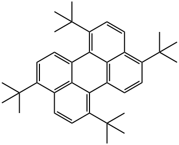 1,4,7,10-四叔丁基二萘嵌苯 结构式