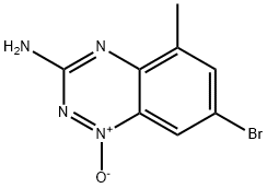 ,2,4-苯并噻嗪-3-胺,7-溴-5-甲基-,1-氧化物 结构式