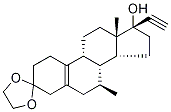 Tibolone 3-Ethylene Ketal 结构式