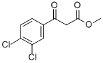 3-(3,4-DICHLOROPHENYL)-3-OXO-PROPIONIC ACID METHYL ESTER 结构式