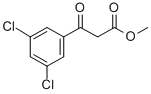 3-(3,5-二氯苯基)-3-氧代丙酸甲酯 结构式