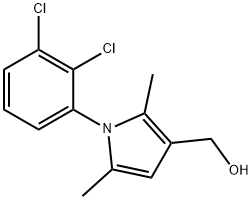 1-(2,3-DICHLOROPHENYL)-2,5-DIMETHYL-1H-PYRROLE-3-METHANOL 结构式