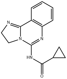 Cyclopropanecarboxamide, N-(2,3-dihydroimidazo[1,2-c]quinazolin-5-yl)- (9CI) 结构式