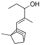 2-甲基-1-(甲基二环[2.2.1]庚-5-烯-2-基)-1-戊烯-3-醇 结构式