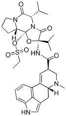 ergocornine ethanesulfonate 结构式