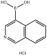 异喹啉-4-硼酸盐酸盐 结构式