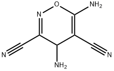 4H-1,2-Oxazine-3,5-dicarbonitrile,  4,6-diamino- 结构式