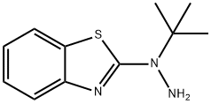Benzothiazole, 2-[1-(1,1-dimethylethyl)hydrazino]- (9CI) 结构式