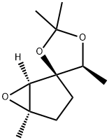 Spiro[1,3-dioxolane-4,2-[6]oxabicyclo[3.1.0]hexane], 2,2,5,5-tetramethyl-, (1R,2R,5S,5R)- (9CI) 结构式