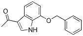 Ethanone, 1-[7-(phenylMethoxy)-1H-indol-3-yl]- 结构式