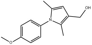 1-(4-METHOXYPHENYL)-2,5-DIMETHYL-1H-PYRROLE-3-METHANOL 结构式