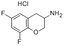 6,8-DIFLUORO-CHROMAN-3-YLAMINE HYDROCHLORIDE 结构式