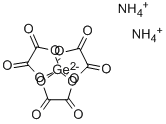 AMMONIUM TRIS(OXALATO)GERMANATE 结构式