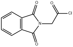 N-邻苯二甲酰甘氨酰氯 结构式