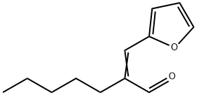 2-(2-furylmethylene)heptan-1-al 结构式