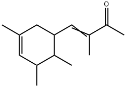 3-甲基-4-(3,5,6-三甲基-3-环己烯-1-基)-3-丁烯-2-酮 结构式