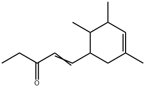 5-(3,5,6-三甲基-3-环己烯-1-基)-4-戊烯-3-酮 结构式
